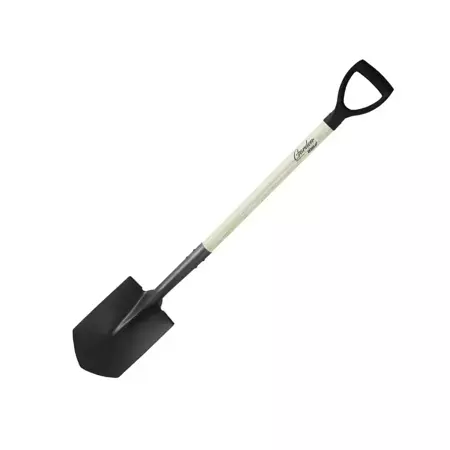 Градинска лопата DEDRA 80C003 остра лопата, дървена дръжка, пластмасова D-образна дръжка, 120 см