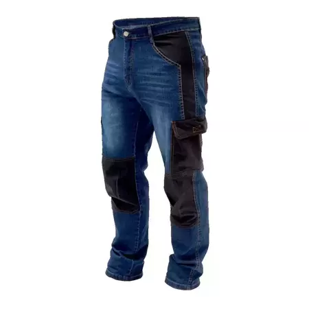 Дънкови панталони, работни дънки, дънкови панталони DEDRA BH45SP-M 280g/m2, размер M