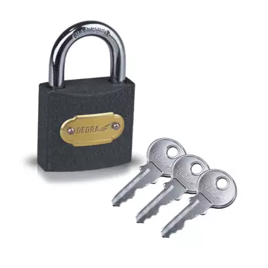 Cast iron padlock 30mm, DEDRA 11U100