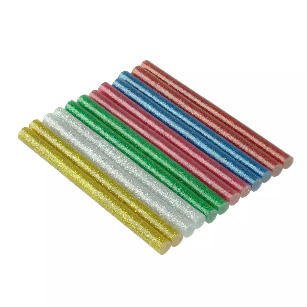 Glitter Hot Glue Sticks - Red, Green, Silver, Gold and Variety