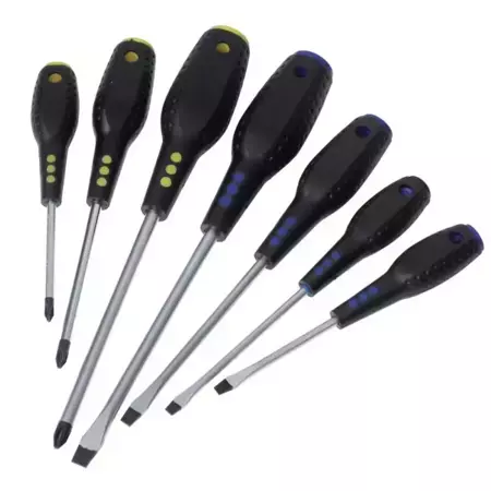 7 pcs screwdriver set, CrV, magnet tip