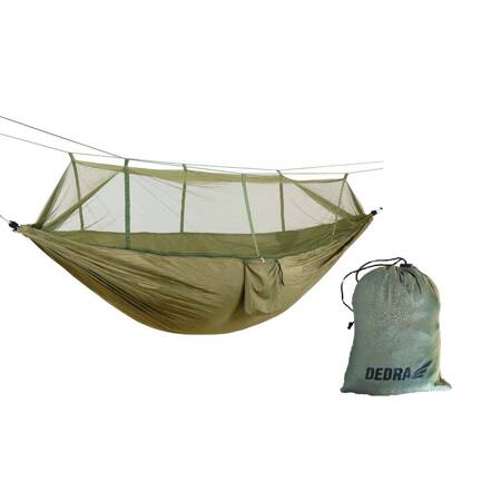 Hammock with mosquito net, DEDRA N1039 330x140cm