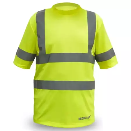 Man T-shirt reflective, yellow, size XXXL