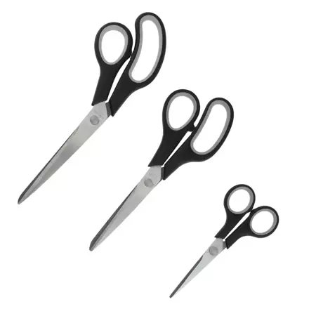 Scissors set 3 pcs: 140 mm, 215 mm, 245 mm