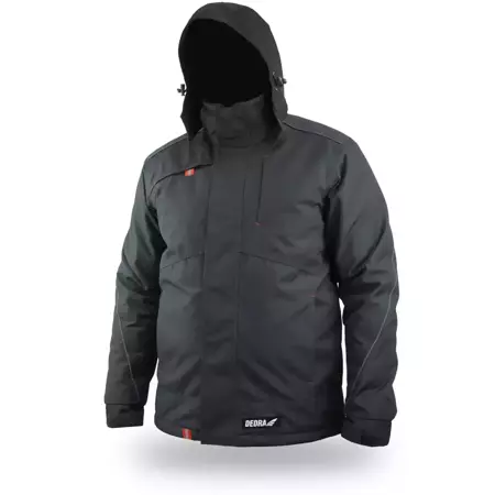 Winter insulated jacket, retractable hood, size XXL