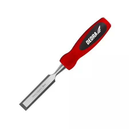 Wood chisel 25mm, CrV steel, bimaterial handle