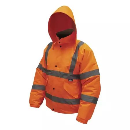 Isoleeritud jope, bomberjope, lühike jope DEDRA BH80K2-XXXL suurus XXXL, oranž