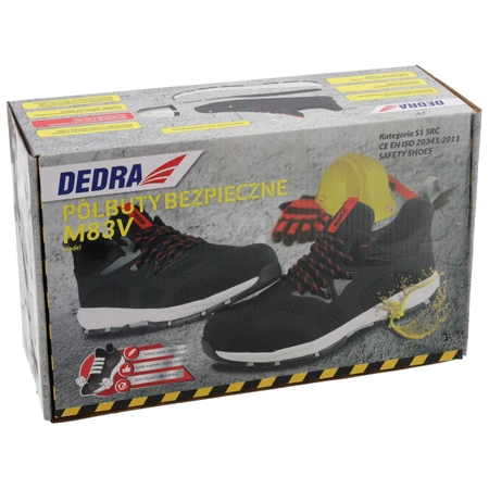 BH9M83V-40 work safety shoes, size 40, cat.S1 SRC, composite