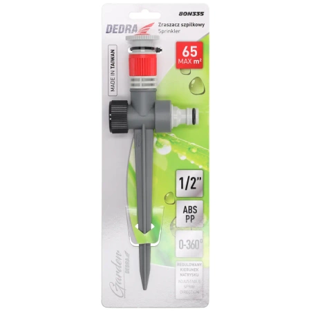 Aspersor cu ac, reglabil 0°- 360°