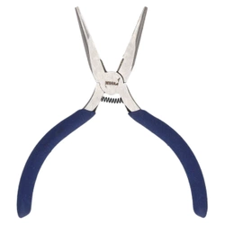 Precision long nose straight pliers, 130mm