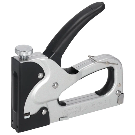 Оббивний степлер, оббивний степлер DEDRA 11Z003 4в1, діапазон скоб 6-14 мм, регулювання сили натискання