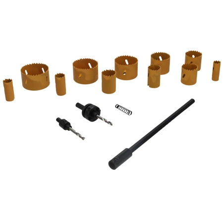 Bi-metal hole saws set