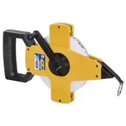 Merilni trak DEDRA M5012 50 m, 13 mm, ojačana steklena vlakna, PVC trak, ohišje ABS, razred CE MID III