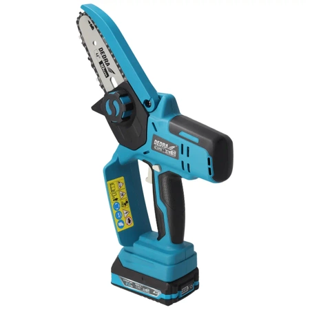 18V akumulátorová sada nářadí DEDRA SAS+ALL DED7031: řetězová pila, 2,0Ah akumulátor, nabíječka