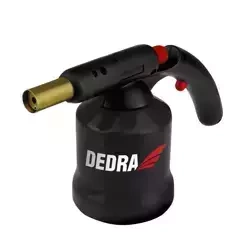 Газова паяльна лампа з запалюванням PIEZO DEDRA 31A020 металевий корпус