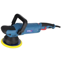 Elektrická excentrická leštička DEDRA DED7992, výkon 900 W, otáčky 800-4000 RPM, podložka 150 mm