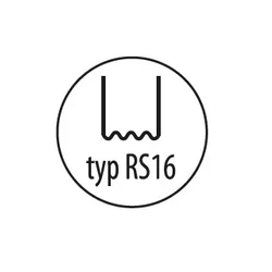 Tűzőkapocs műanyaghoz, DEDRA DED75276 RS16 típus, 0,6mm, kis hullám, 100db