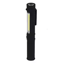 Фонарь 1,5 Вт COB LED + 1 Вт LED с батарейками, магнит DEDRA L1004