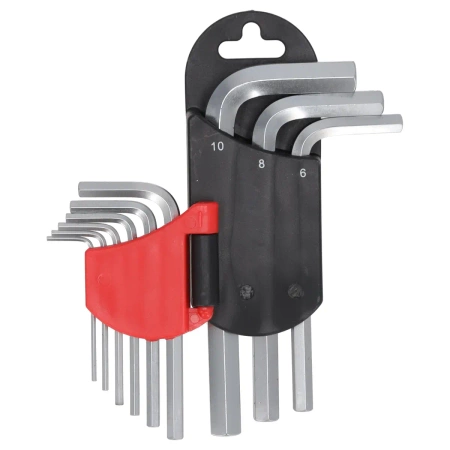 Kratki šesterokutni ključevi 1.5-10mm, set od 9 kom., CRV