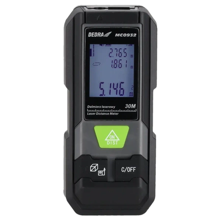 Laser rangefinder 30m, DEDRA MC0932, mini rangefinder