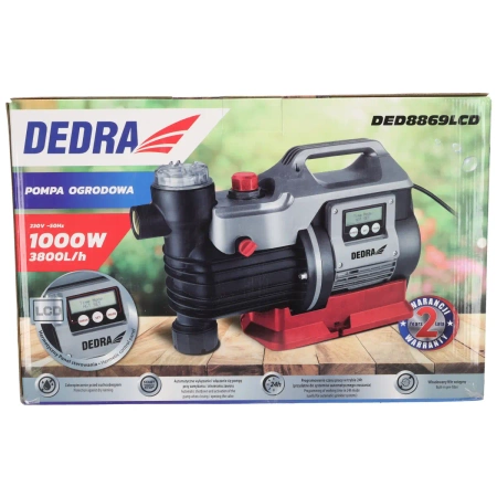 Kerti szivattyú 1000W, LCD