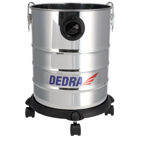 Odkurzacz do pracy na sucho i mokro DEDRA DED6600 1400W, 30L metalowy zbiornik