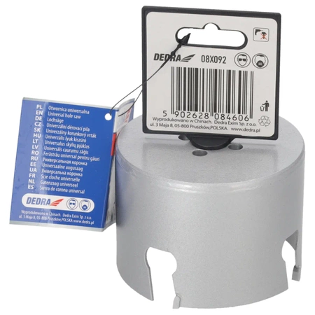 DEDRA TCT universaalne puursaag 08X092 92 mm 5/8''