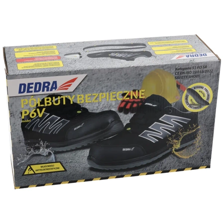Предпазни обувки, предпазни ботуши, DEDRA BH9P6V-39 велур, размер: 39, кат.S1