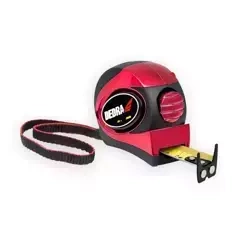 Tape 8m/25mm, auto-stop, magnes, rubber grip + chrome, doubl