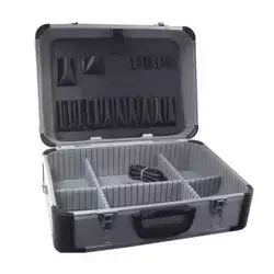 Aluminium tool box 455x330x170 mm silver