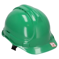 Safety helmet, green, 4-point chinstrap
