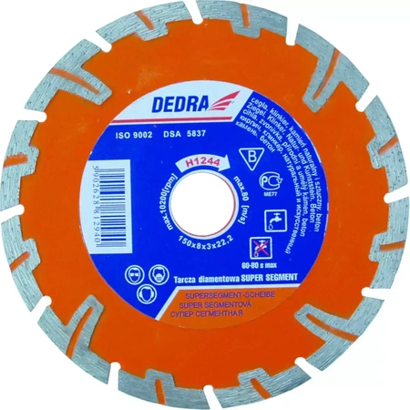 Super Segment Diamond cutting disc 125 mm/22,2