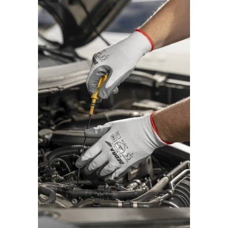 DEDRA BH1011-12 varnostne rokavice z nitrilnim premazom (par)