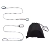 Safety harness with a body belt, 1back+1front anchorage, set
