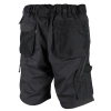 Work shorts with spandex, short work pants, DEDRA BH33ST-S, size S, fabric weight 220g/m2, gray