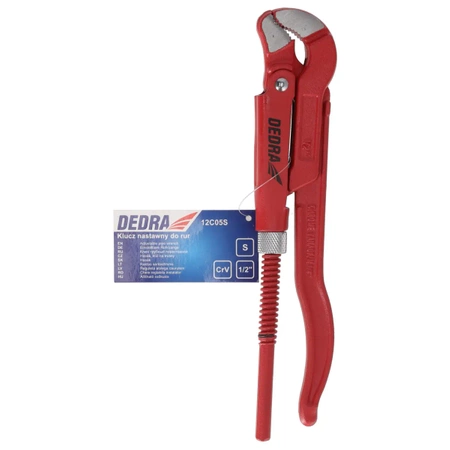 DEDRA 12C05S Регулируем ключ за тръби CRV, 1/2", тип S
