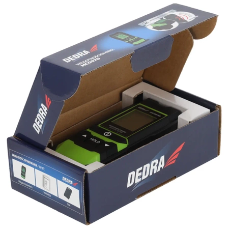 Вимірювач вологості деревини та будівельних матеріалів DEDRA MC0970