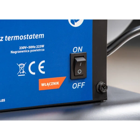 Grelnik na olje 51kW, termostat, kolesa, črna DEDRA DED9964AT