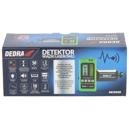Lāzera staru detektors 50 m DEDRA MC0919