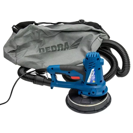 DEDRA DED7764 750W ръчна шлайфмашина за гипсокартон, 180mm диск, за гипсокартон, с прахоулавяне