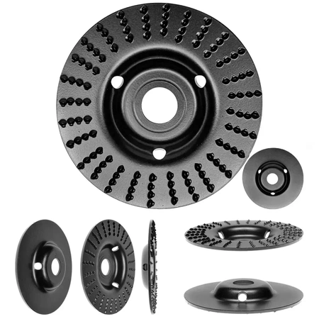 DEDRA F692001 125mm recessed rasp wheel, gradation I