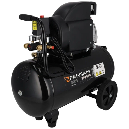 Kompressor, kompressor 50L PANSAM A077030 õlilahendus 1500W 8 bar