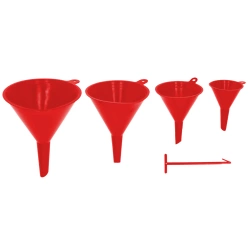 Universal Funnel Set 50, 80, 100 and 120 mm DEDRA N1534, 4 pcs included