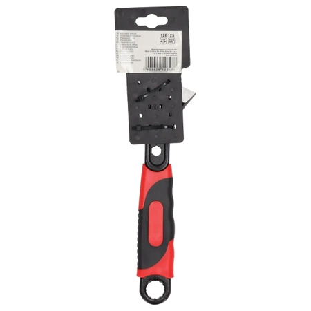Adjustable wrench 250mm, CrV steel, rubber handle