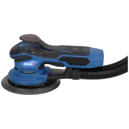 Ekscentrični brusilnik z zamenljivimi ploščicami 125/150 mm, DEDRA DED7983 350W