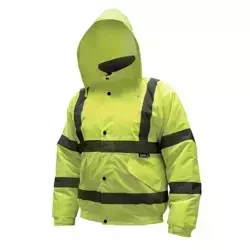 Izolirana jakna, bomber, bomber jakna, kratka jakna DEDRA BH80K1-XXL velikost XXL, rumena