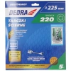  Dugulásgátló csiszolókorongok 225mm, #220, tépőzáras, 5 db-os készlet, DEDRA DED7749R07