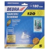 Abrazyviniai diskai nuo užsikimšimo, 180 mm, Nr. 120, velcro, 5 vnt., DEDRA DED7764R04