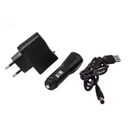 Latarka akumulatorowa 3W COB LED + 3W LED, zasilacz USB na 230V i 12V DEDRA L1023