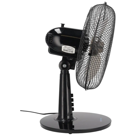 Namizni ventilator DESCON DA-1203B 35W, 12", črn